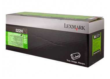 Toner laser lexmark 522h negro