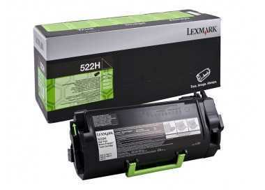 Toner laser lexmark 522h negro