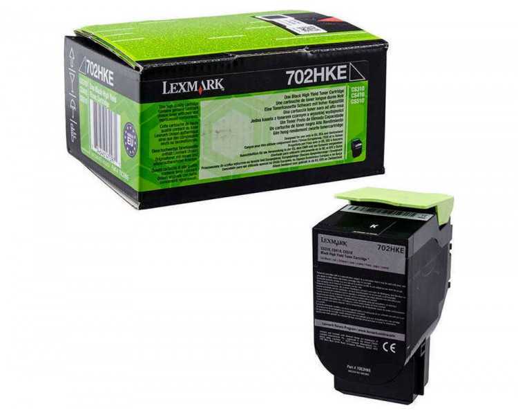 Toner laser lexmark 702hke negro 4000 paginas