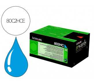 Toner laser lexmark 80c2hce cian 3000 paginas