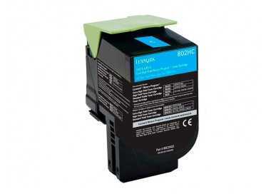Toner laser lexmark 80c2hce cian 3000 paginas
