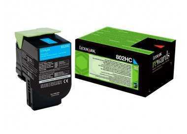 Toner laser lexmark 80c2hce cian 3000 paginas