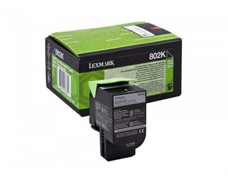 Toner laser lexmark 80c2hke negro 4000 paginas