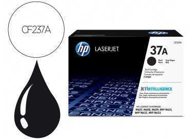 Toner hp laser 37a cf237a negro 11000 paginas