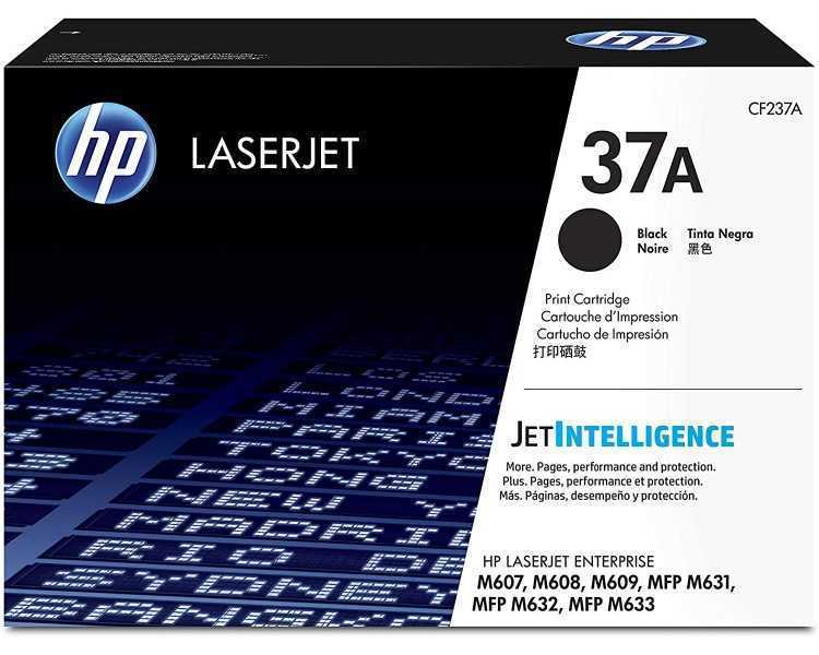 Toner hp laser 37a cf237a negro 11000 paginas