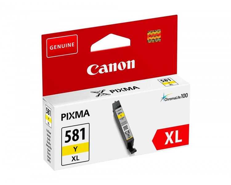 Ink-jet canon pixma cli-581xl amarillo