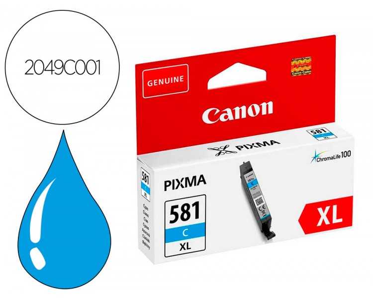Ink-jet canon pixma cli-581xl cian