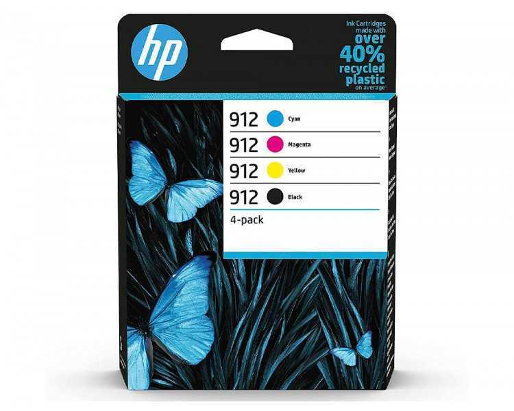 Toner hp 912 -6zc74ae multi pack negro / cian / magenta / amarillo