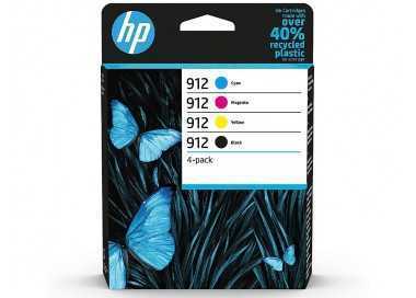 Toner hp 912 -6zc74ae multi pack negro / cian / magenta / amarillo