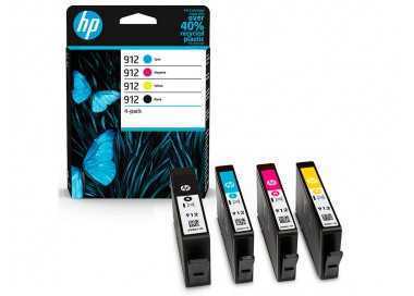 Toner hp 912 -6zc74ae multi pack negro / cian / magenta / amarillo