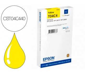 Ink-jet epson t04c4 amarillo 1700 paginas