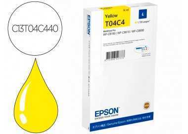 Ink-jet epson t04c4 amarillo 1700 paginas