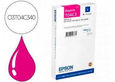 Ink-jet epson t04c3 magenta 1700 paginas