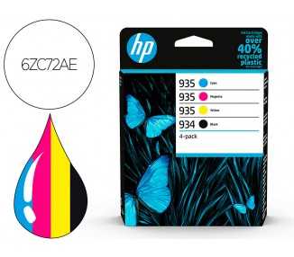 Toner hp 934/935 y 6zc72ae multi pack negro / cian / magenta / amarillo