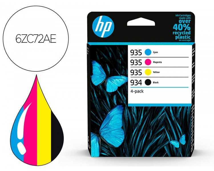 Toner hp 934/935 y 6zc72ae multi pack negro / cian / magenta / amarillo