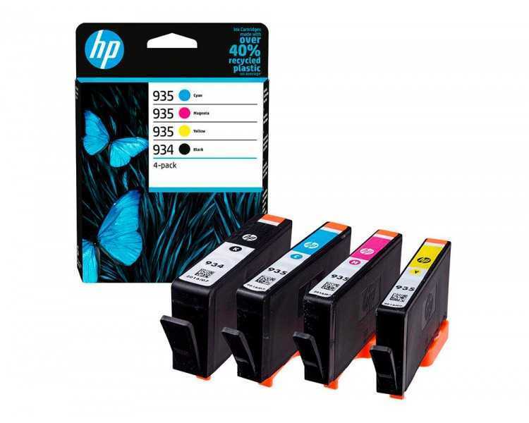 Toner hp 934/935 y 6zc72ae multi pack negro / cian / magenta / amarillo
