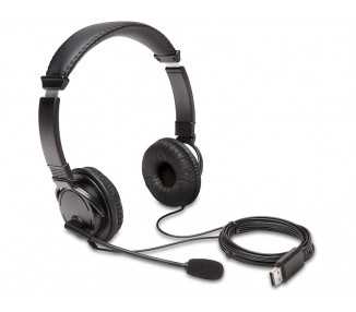 Auricular kensington hi-fi con microfono usb cable 180 cm