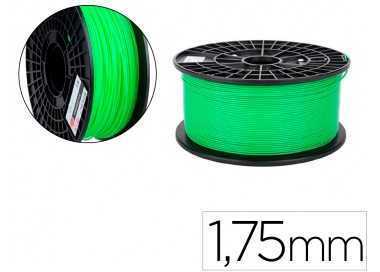 Filamento 3d colido pla luminoso 1,75 mm 1 kg verde