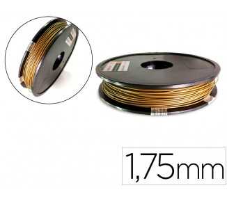 Filamento 3d colido pla 1,75 mm 0,5 kg bronce