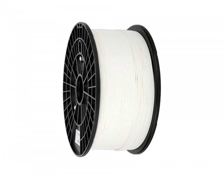 Filamento 3d colido pla nylon 1,75 mm 1 kg blanco