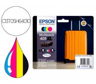 Ink-jet epson 405 xl wf-3820dwf / wf-4820dwf / wf-7830dtwf / wf-7840dtwf alta capacidad pack de 4