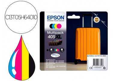 Ink-jet epson 405 xl wf-3820dwf / wf-4820dwf / wf-7830dtwf / wf-7840dtwf alta capacidad pack de 4