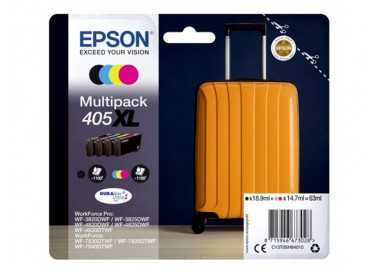 Ink-jet epson 405 xl wf-3820dwf / wf-4820dwf / wf-7830dtwf / wf-7840dtwf alta capacidad pack de 4 Ink-jet epson 405 xl wf-3820dwf / wf-4820dwf / wf-7830dtwf / wf-7840dtwf alta capacidad pack de 4
