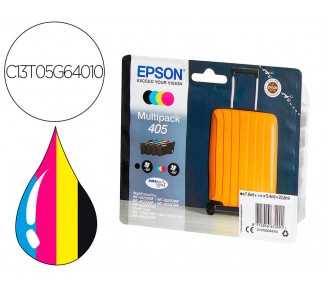 Ink-jet epson 405 wf-3820dwf / wf-4820dwf / wf-7830dtwf / wf-7840dtwf alta capacidad pack de 4 colores