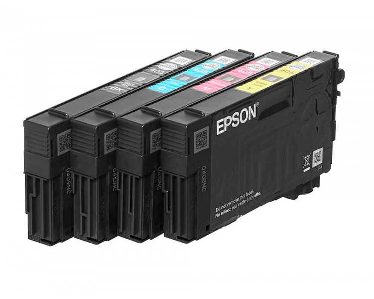 Ink-jet epson 405 wf-3820dwf / wf-4820dwf / wf-7830dtwf / wf-7840dtwf alta capacidad pack de 4 colores