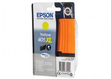 Ink-jet epson 405 xl wf-3820dwf / wf-4820dwf / wf-7830dtwf / wf-7840dtwf alta capacidad amarillo