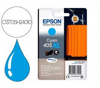 Ink-jet epson 405 xl wf-3820dwf / wf-4820dwf / wf-7830dtwf / wf-7840dtwf alta capacidad cian