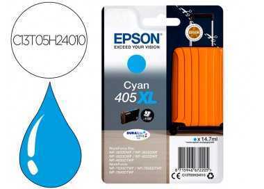 Ink-jet epson 405 xl wf-3820dwf / wf-4820dwf / wf-7830dtwf / wf-7840dtwf alta capacidad cian