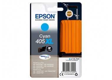 Ink-jet epson 405 xl wf-3820dwf / wf-4820dwf / wf-7830dtwf / wf-7840dtwf alta capacidad cian