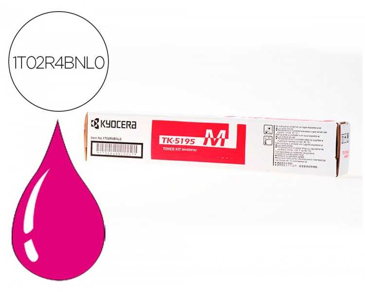 Toner kyocera tk5195m mita magenta 7000 paginas