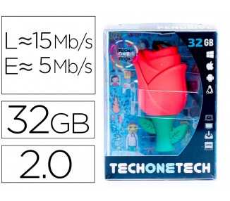 Memoria usb tech on tech rosa one 32 gb