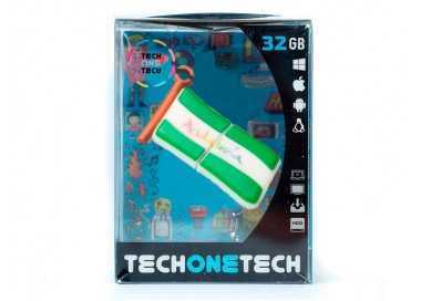 Memoria usb tech on tech bandera andalucia 32 gb