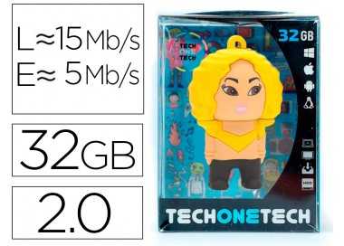 Memoria usb tech on tech shasha kira 32 gb