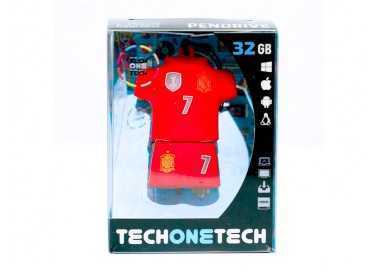 Memoria usb tech on tech seleccion futbol españa mundial brasil 32 gb