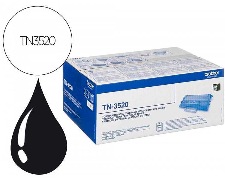 Toner brother hll6400dw 20000 paginas negro