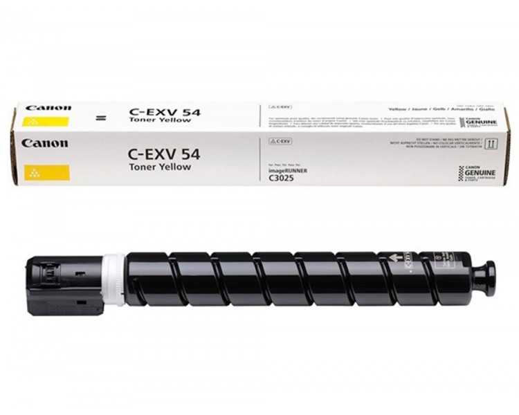 Toner canon exv54 ir c3025i amarillo