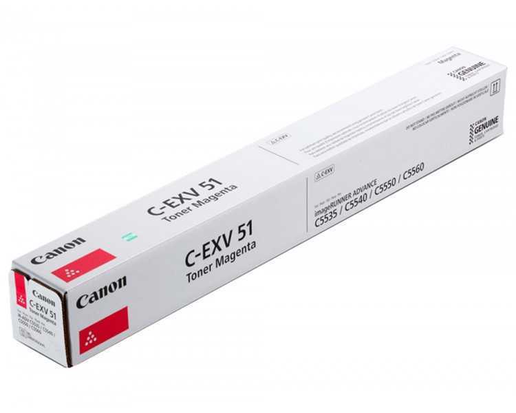 Toner canon exv51 ir c5335 c5540 c55000 magenta