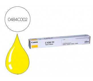 Toner canon exv51 ir c5335 c5540 c55000 amarillo