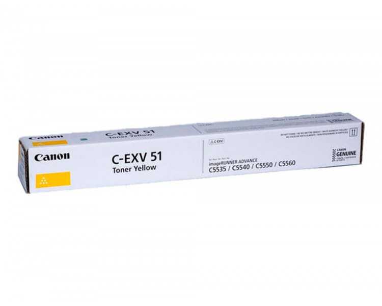 Toner canon exv51 ir c5335 c5540 c55000 amarillo