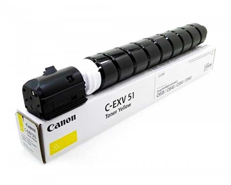 Toner canon exv51 ir c5335 c5540 c55000 amarillo