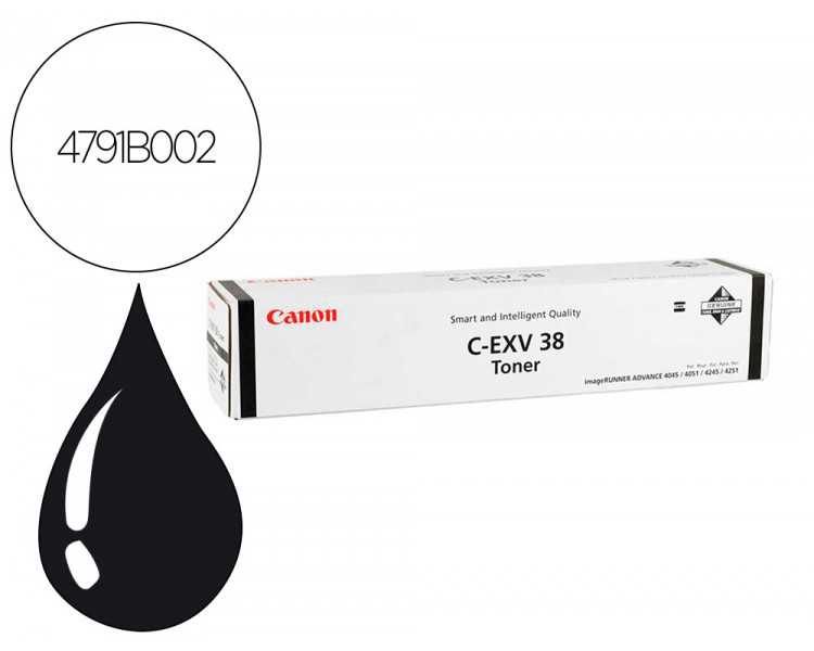 Toner canon exv38 ir4045ir4051 negro