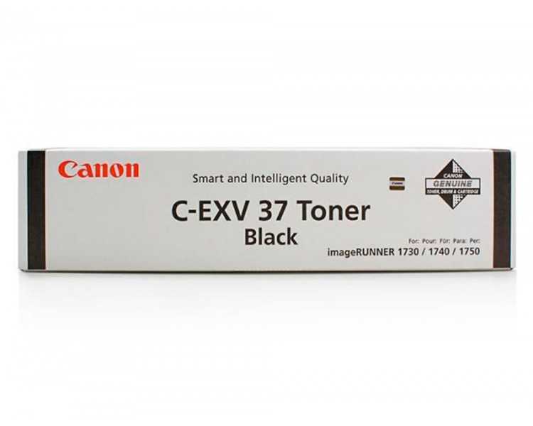 Toner canon exv37 ir1730 ir1740 ir1750 negro