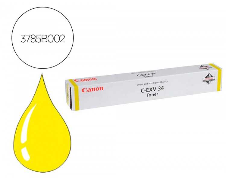 Toner canon exv34y / irc2020 irc2025 amarillo