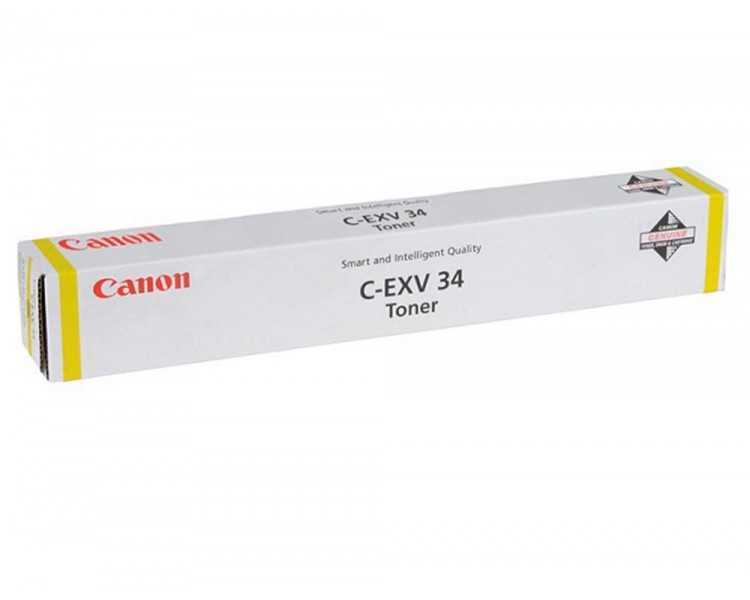Toner canon exv34y / irc2020 irc2025 amarillo