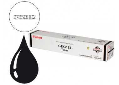 Toner canon exv33 ir2520 ir2525 ir2530 negro