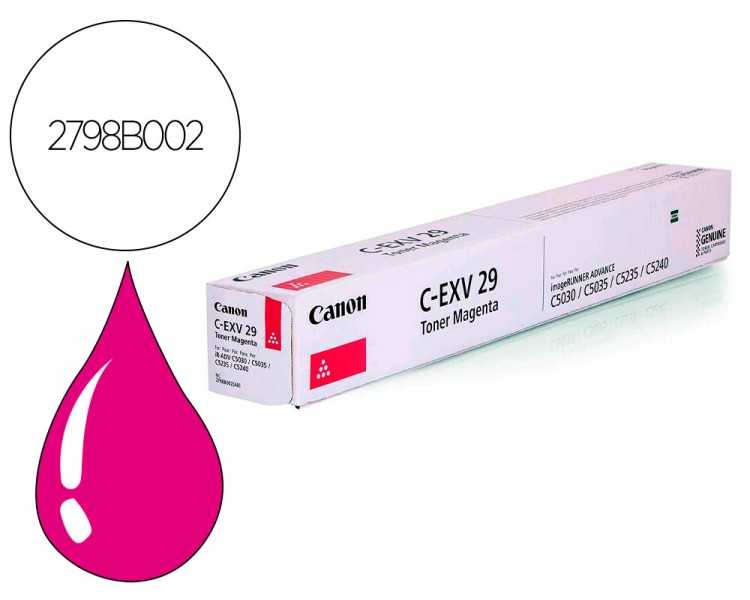 Toner canon exv29m irc5030 irc5035 magenta